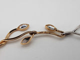 Louis Vuitton Leaf Mirror Crystals Metal Alloy 80.0g Long Chain Do1125wxzde