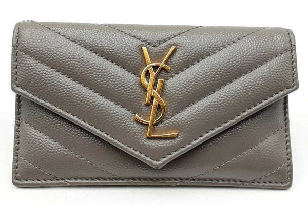 Yves Saint Laurent Monogram Cassandre Flap Card Case Wallet Eb1025orxdu