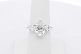 3.71cttw Lab Grown Pear Shaped Diamond Ring 14k Gold 3.4g Size 6.5 Eb0826llrxsa