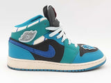 Nike Jordan 1 Mid Inspired By The Greatest Aquatone Gs Blue Size 4.5y Aa0925prsa