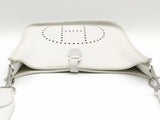 Hermes Evelyne White Handbag Aa1026loxzsa