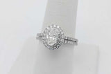 1.52cttw Diamond Ring In 14k White Gold 5.3 Grams Size 7.75 Eb1026lxxzsa