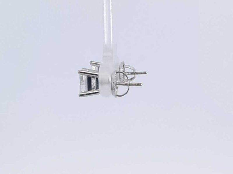 1.96 Cttw Diamond Stud Screwback Earrings 14k White Gold 1.4 Grams Aa0725ozxzsa