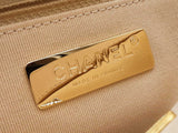 Chanel 19 Beige Diamond-quilted Leather Flap Bag Fw0825ozxzdu
