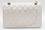 Chanel Small Double Flap White Caviar Leather Shoulder Bag Eb0925irxzde