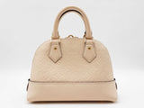Louis Vuitton Neo Alma Bb Bag In Cream Monogram Empreinte Leather Fw0626cxzdu