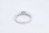 0.79cttw Princess Cut Diamond 10k White Gold Ring 3 Grams Size 7 Eb0626orxdu