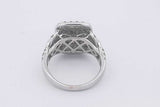 1.26cttw Diamond Ring In 14k White Gold 7.7 Grams Size 7.5 Eb0326ixzsa