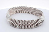 Tiffany & Co. 925 Sterling Silver Somerset Mesh Bracelet 58.6 Grams Eb0924rxsa