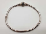 Pandora Moments 0.925 Sterling Silver 16.1g Bracelet 7.75 In Do0425oxde