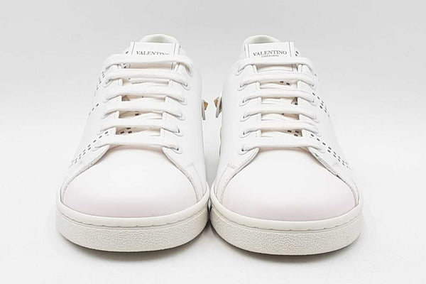 Valentino Garavani Calfskin Backnet Sneakers Size 38 Sd0825crdu