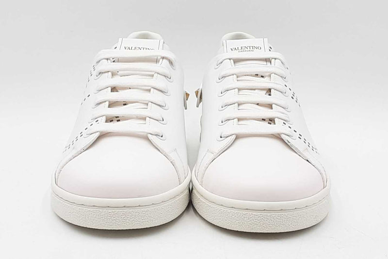 Valentino Garavani Calfskin Backnet Sneakers Size 38 Sd0825crdu