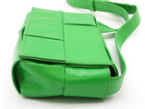 Bottega Veneta Candy Cassette Green Leather Crossbody Bag Do0425pxzde