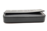 Fendi Black Leather Wallet With Chain Eb0526soide