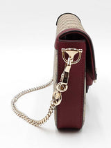 Gucci Horsebit 1955 Small Shoulder Bag In Gg Monogram Coated Canvas Fw0626izxdu