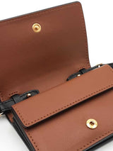 Burberry Jessie  Icon Crossbody Card Case Stripe Coated Canvas Fw1026oxzdu