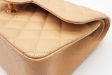 Chanel Quilted Caviar Leather Double Flap Shoulder Bag Eb0226woxzde