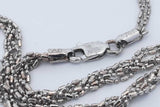 2.8cttw Diamond Pendant Necklace 14k White Gold 27.6 Grams 17 Inch Eb0326oxrxdu