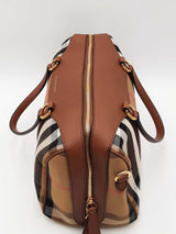 Burberry House Check Alchester Bowler Bag Eb0426orxsa