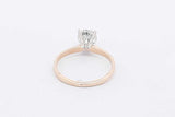1.0ctw Diamond Solitaire Ring 14k Yellow Gold 2.2 Grams Size 6.25 Eb0226loxzsa