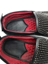 Fendi Monster Studded Slip On Sneakers Size 11 Eb0925lorde