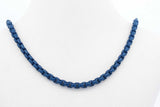 David Yurman Blue Stainless Steel Box Chain Necklace 18 Inch Eb0426srdu