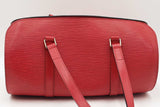 Louis Vuitton Epi Castillan Red Leather Soufflot Eb1225ocrdu
