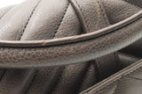 Yves Saint Laurent Quilted Chevron Sheepskin College Top Handle Bag Eb0526eixsa