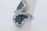 5.6cttw Diamond Ring In 14k White Gold 10.3 Grams Size 7.25 Eb0326lxxzdu