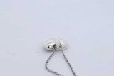Tiffany & Co. Elsa Peretti Sterling Full Heart Pendant Necklace 4.5g  Eb926lxzde