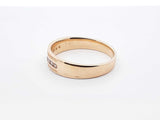 0.18 Cttw Diamond & 10k Yellow Gold Wedding Band 5.4 Grams Size 11 Fw0824rzxdu