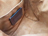 Coach Mini Blue Leather Backpack Do0725wxde
