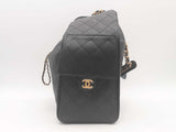 Chanel 25 Medium Grained Calfskin Black Hobo Bag Sd1125pzxzsa