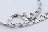 0.50ctw Diamond Pendant Necklace 18k White Gold 5.6 Grams 15.5 Inch Eb0426corde