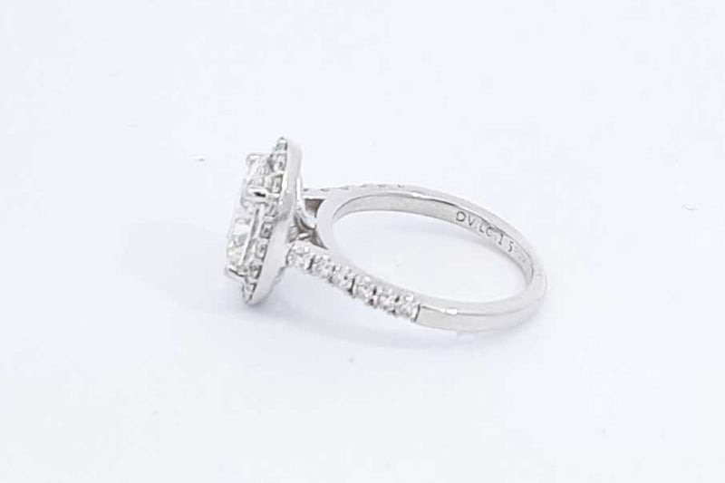 14k White Gold 1.53ctw Lab Grown Diamond Ring 3.4 Grams Size 4.25 Eb0624irxdu