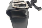 Valentino Garavani Black Leather Supervee Belt Bag Eb0326rxzde