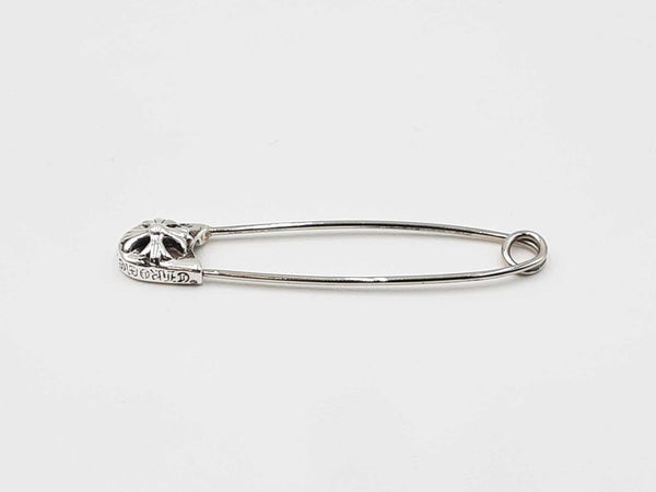 Chrome Hearts Large Safety Pin In Sterling Silver Fw1025pxzdu