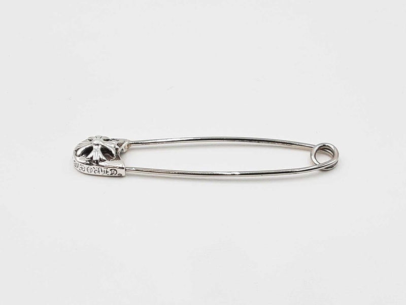 Chrome Hearts Large Safety Pin In Sterling Silver Fw1025pxzdu