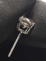 2.0 Cttw Lab-grown Diamond Stud Earrings In 14k White Gold 1.1 Grams Fw0326wcrdu