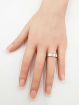 Cartier Classic Love Ring In 18k White Gold 7 Grams Size 60 (Us 9) Fw0326czxdu