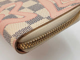 Louis Vuitton Clemence Wallet In Damier Azur Tahitienne Coated Canvas Fw0726lwrdu
