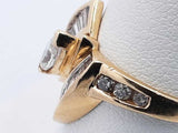 Approx. 0.59ctw Diamond Ring In 14k Yellow Gold 3.7 Grams Size 9 Eb1224lwxsa