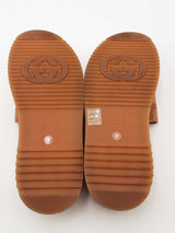 Gucci Gg Monogram Canvas Angelina Platform Sandals Size 39 Eb0226lrxsa