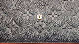 Louis Vuitton Pochette Félicie In Navy Monogram Empreinte Leather Fw0925izxdu