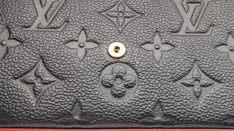 Louis Vuitton Pochette Félicie In Navy Monogram Empreinte Leather Fw0925izxdu
