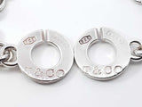 Tiffany & Co. 1837 Interlocking Circles 925 Bracelet 21 Grams 6 Inch Fw0426lrxdu