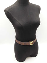 Louis Vuitton Lv Initiales Buckle & Reversible Leather Belt Size 30 Fw0525lrzdu