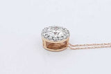 1.01ctw Lab Grown Diamond Necklace 14k Yellow Gold 1.8 Grams 19.5 In Eb0625oepdu