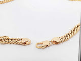 18k Yellow Gold 29.1 Grams Concave Curb Chain 21 Inches Aa1025lrzxsa