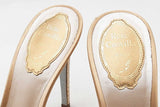 Rene Caovilla Cleo Satin Crystal Heels Size 38.5 Eb0425lxzsa